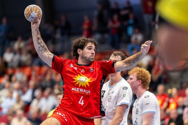 Max Santos, TuS N Luebbecke, 4th in goal-scoring (GER), TuS N Luebbecke vs. TSV Bayer Dormagen, Handball, 2nd Bundesliga, Matchday 3, 2026–2027 season, September 12, 2026 GER, TuS N Luebbecke vs. TSV Bayer Dormagen, Handball, 2nd Bundesliga, Matchday 3, 2026–2027 season, September 12, 2026 Luebbecke Copyright: xEibner-Pressefoto JanxRollingerx EP_JSK