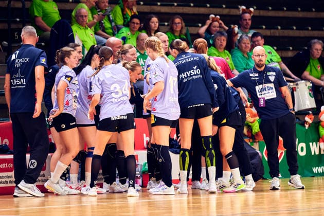 Rostocker HC, Team Photo, GER, Women s Handball Bundesliga 2, Fuechse Berlin vs. Rostocker HC Rostock Dolphins, 2026–27 Season, Matchday 3, September 12, 2026, GER, Women’s 2nd Handball Bundesliga, Fuechse Berlin vs. Rostocker HC Rostock Dolphins, 2026–27 season, Matchday 3, September 12, 2026, Berlin Copyright: xClaudiusxRauch,xEibner-Pressefotox xClaudiusxRauchx EP_CRH