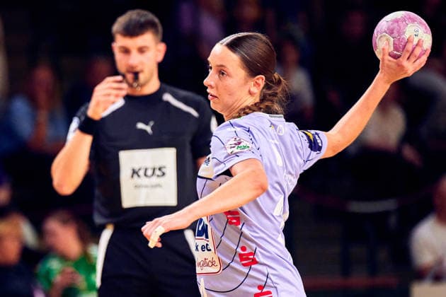 ANNA SOPHIA FRANZ Rostock Dolphins, 03, GER, Women s Handball Bundesliga 2, Fuechse Berlin vs. Rostocker HC Rostock Dolphins, 2026–27 season, Matchday 3, September 12, 2026, GER, Women’s Handball Bundesliga 2, Fuechse Berlin vs. Rostocker HC Rostock Dolphins, 2026–27 season, Matchday 3, September 12, 2026, Berlin Copyright: xClaudiusxRauch,xEibner-Pressefotox xClaudiusxRauchx EP_CRH