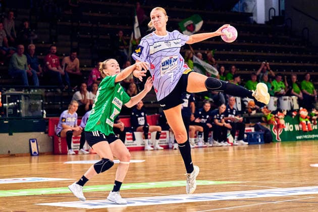 EMMA MIRABELL DUBRAU Rostock Dolphins, 07, GER, Women s Handball Bundesliga 2, Fuechse Berlin vs. Rostocker HC Rostock Dolphins, 2026–27 Season, Matchday 3, September 12, 2026, GER, Women’s Handball Bundesliga Division 2, Füchse Berlin vs. Rostocker HC Rostock Dolphins, 2026–27 season, Matchday 3, September 12, 2026, Berlin Copyright: xClaudiusxRauch,xEibner-Pressefotox xClaudiusxRauchx EP_CRH