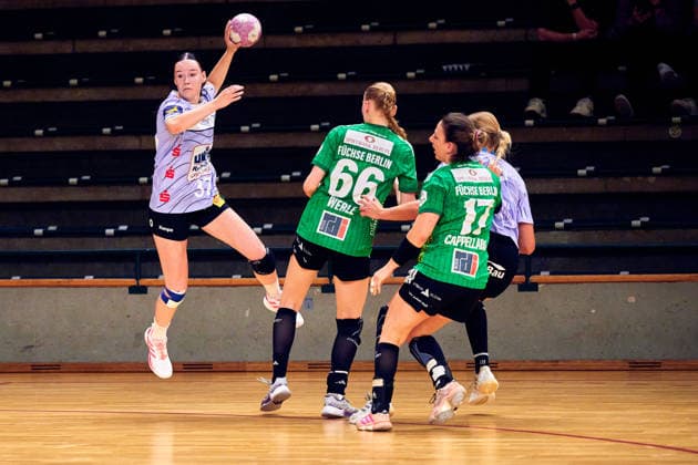 NEELE MARIA KONARSKE Rostock Dolphins, 37, GER, Women s Handball Bundesliga 2, Fuechse Berlin vs. Rostocker HC Rostock Dolphins, 2026–27 season, Matchday 3, September 12, 2026, GER, Women’s Handball Bundesliga 2, Fuechse Berlin vs. Rostocker HC Rostock Dolphins, 2026–27 season, Matchday 3, September 12, 2026, Berlin Copyright: xClaudiusxRauch,xEibner-Pressefotox xClaudiusxRauchx EP_CRH