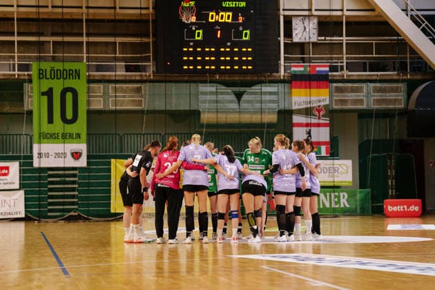 2 Asco Women s Handball Bundesliga, Matchday 3: Füchse Berlin vs. Rostocker Handball Club, team meeting on September 12, 2026, at the Charlottenburg Sports Hall, Berlin, Berlin, Charlottenburg Sports Hall, Berlin, Germany