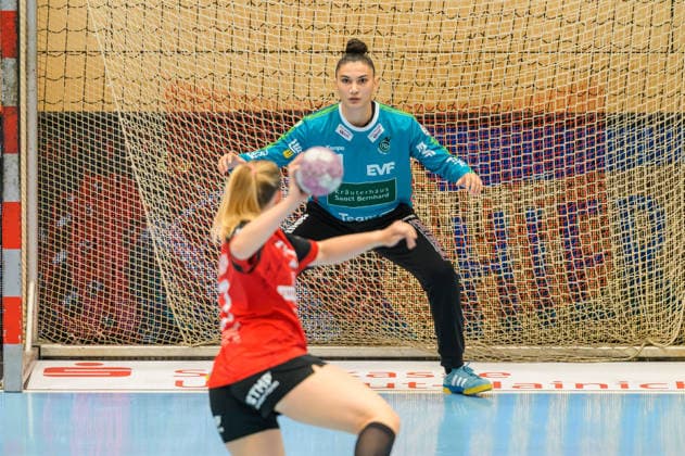 Levke Kretschmann, Thuringer HC, 17; Mikaela Sobrinho Possatti, Frisch Auf Göppingen, 01; GER; Thuringer HC vs. FRISCH AUF Göppingen; Handball; Alsco Women s Handball Bundesliga; 2026–2027 Season; Matchday 3, Saturday, 6:00 p.m., September 12, 2026, GER, Thüringer HC vs. FRISCH AUF Göppingen, Handball, Alsco Women’s Handball Bundesliga, 2026–2027 Season, Matchday 3, Saturday, 6:00 p.m., September 12, 2026, Bad Langensalza Copyright: xMartinxHerbstx