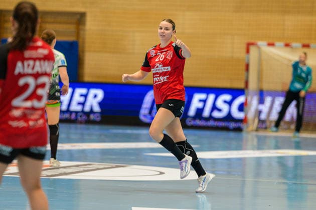 Anna Szabo, Thueringer HC, 26, GER, Thueringer HC vs. FRISCH AUF Göppingen, Handball, Alsco Women s Handball Bundesliga, 2026–2027 Season, Matchday 3, Saturday, 6:00 p.m., September 12, 2026 GER, Thueringer HC vs. FRISCH AUF Göppingen, Handball, Alsco Women’s Handball Bundesliga, 2026–2027 season, Matchday 3, Saturday, 6:00 p.m., September 12, 2026, Bad Langensalza Copyright: xMartinxHerbstx