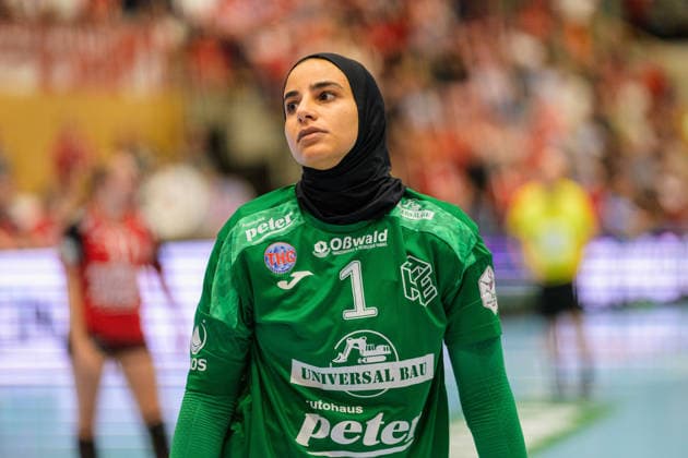 Maie Gomaa Thueringer HC, 01 GER, Thueringer HC vs. FRISCH AUF Göppingen, Handball, Alsco Women s Handball Bundesliga, 2026–2027 Season, Matchday 3, Saturday, 6:00 p.m., September 12, 2026 GER, Thueringer HC vs. FRISCH AUF Göppingen, Handball, Alsco Women’s Handball Bundesliga, 2026–2027 season, Matchday 3, Saturday, 6:00 p.m., September 12, 2026, Bad Langensalza Copyright: xMartinxHerbstx