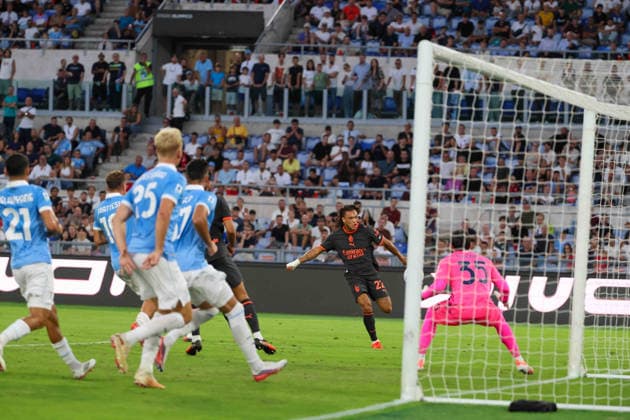September 12, 2026, Roma, Lazio, ITALIA: Goal the Diego Moreira of AC Milan During the football match on September 12, 2026Ã¢â‚¬part of the 2026 27 Italian Serie A seasonÃ¢â‚¬played at the Stadio Olimpico in Rome between SS Lazio and FC Milan. Roma ITALIA - ZUMAs236 20260912_aap_s236_071 Copyright: xFabioxSassox