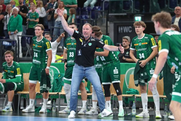 Handball, HBL2 SC DHfK Leipzig vs. VfL Lübeck Schwartau, September 12, 2026; Head Coach Frank Carstens, SC DHfK Leipzig; Handball, 2nd Bundesliga, 2026–2027 season, Matchday 3: SC DHfK Leipzig vs. VfL Lübeck Schwartau on September 12, 2026, at the Quarterback Immobilien Arena Leipzig Copyright: xBEAUTIFULxSPORTS JanxKaeferx