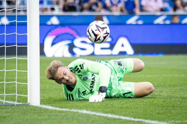 FOOTBALL: RC Strasbourg Alsace v AS Monaco Matchday 4 Ligue 1 McDonald s - 12 09 2026 Filip Jörgensen 1 (Racing de Strasbourg) StrasbourgFrance  Copyright: xelyxandroxcegarrax
