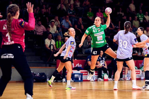 ANOUK NIEUWENWEG Fuechse Berlin, 47, GER, Women s Handball Bundesliga 2, Fuechse Berlin vs. Rostocker HC Rostock Dolphins, 2026–27 season, Matchday 3, September 12, 2026, GER, Women’s Handball Bundesliga Division 2, Fuechse Berlin vs. Rostocker HC Rostock Dolphins, 2026–27 Season, Matchday 3, September 12, 2026, Berlin Copyright: xClaudiusxRauch,xEibner-Pressefotox xClaudiusxRauchx EP_CRH