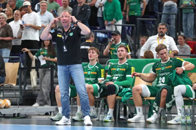 Handball, HBL2: SC DHfK Leipzig vs. VfL Lübeck Schwartau, September 12, 2026; Head Coach Frank Carstens, SC DHfK Leipzig; Handball, 2nd Bundesliga, 2026–2027 season, Matchday 3: SC DHfK Leipzig vs. VfL Lübeck Schwartau on September 12, 2026, at the Quarterback Immobilien Arena Leipzig Copyright: xBEAUTIFULxSPORTS JanxKaeferx