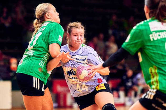 Maya Janssen Rostock Dolphins, 44 GER, Women s Handball Bundesliga 2, Fuechse Berlin vs. Rostocker HC Rostock Dolphins, 2026–27 season, Matchday 3, September 12, 2026, GER, Women’s Handball Bundesliga 2, Fuechse Berlin vs. Rostocker HC Rostock Dolphins, 2026–27 season, Matchday 3, September 12, 2026, Berlin Copyright: xClaudiusxRauch,xEibner-Pressefotox xClaudiusxRauchx EP_CRH