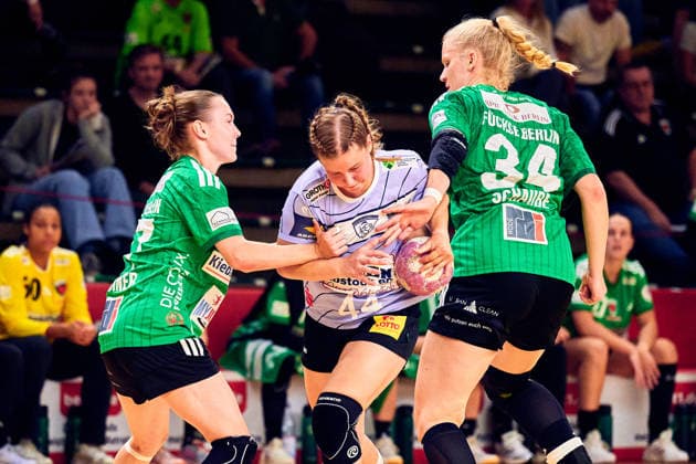 Maya Janssen Rostock Dolphins, 44 GER, Women s Handball Bundesliga 2, Fuechse Berlin vs. Rostocker HC Rostock Dolphins, 2026–27 Season, Matchday 3, September 12, 2026, GER, Women’s Handball Bundesliga 2, Fuechse Berlin vs. Rostocker HC Rostock Dolphins, 2026–27 season, Matchday 3, September 12, 2026, Berlin Copyright: xClaudiusxRauch,xEibner-Pressefotox xClaudiusxRauchx EP_CRH