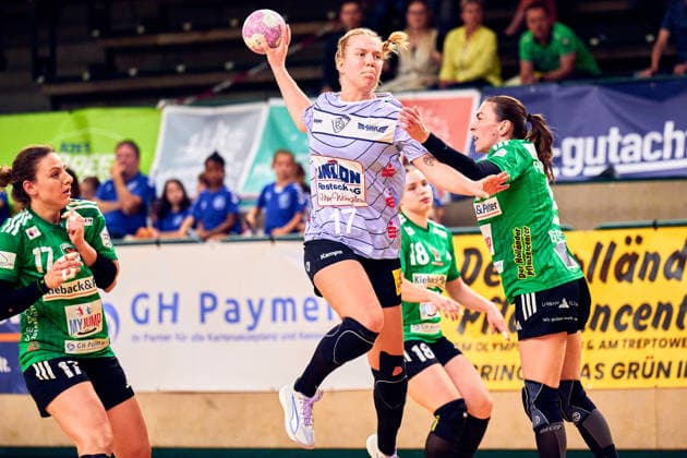 Hanna Schulz Rostock Dolphins, 17 GER, 2 Women s Handball Bundesliga, Fuechse Berlin vs. Rostocker HC Rostock Dolphins, 2026–27 season, Matchday 3, September 12, 2026, GER, Women s Handball Bundesliga 2, Fuechse Berlin vs. Rostocker HC Rostock Dolphins, 2026–27 season, Matchday 3, September 12, 2026, Berlin Copyright: xClaudiusxRauch,xEibner-Pressefotox xClaudiusxRauchx EP_CRH