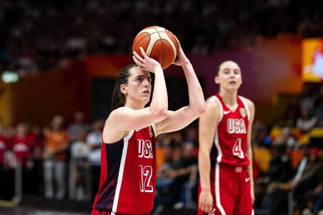 Caitlin Clark (USA), 12 on a free throw, GER, Spain vs. USA, Basketball, 2026 FIBA Women s World Cup, Semifinal, September 12, 2026, GER, Spain vs. USA, Basketball, 2026 FIBA Women s World Cup, Semifinal, September 12, 2026, Berlin Copyright: xEibner-Pressefoto MaxxVincenx EP_MVN