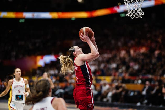 FIBA Women’s Basketball World Cup 2026: Spain vs. USA, September 12, 2026; Paige Bueckers (USA), 4 Basketball, FIBA Women’s Basketball World Cup 2026, Final Phase, Semifinal: Spain vs. USA on September 12, 2026, at the Uber Arena, Berlin Copyright: xBEAUTIFULxSPORTS Tonhäuserx