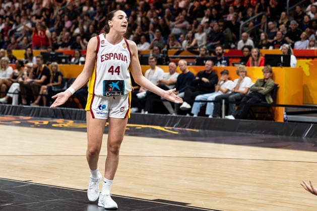 Iyana Martin, Spain, 44, disappointed; Disappointment, GER, Spain vs. USA, Basketball, 2026 FIBA Women’s World Cup, Semifinal, September 12, 2026, GER, Spain vs. USA, Basketball, 2026 FIBA Women’s World Cup, Semifinal, September 12, 2026, Berlin Copyright: xEibner-Pressefoto MaxxVincenx EP_MVN