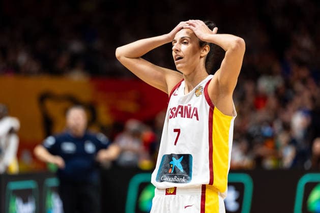 Alba Torrens, Spain, 07, disappointed, GER, Spain vs. USA, Basketball, 2026 FIBA Women s World Cup, Semifinal, September 12, 2026, GER, Spain vs. USA, Basketball, FIBA Women’s World Cup 2026, Semifinal, September 12, 2026, Berlin Copyright: xEibner-Pressefoto MaxxVincenx EP_MVN