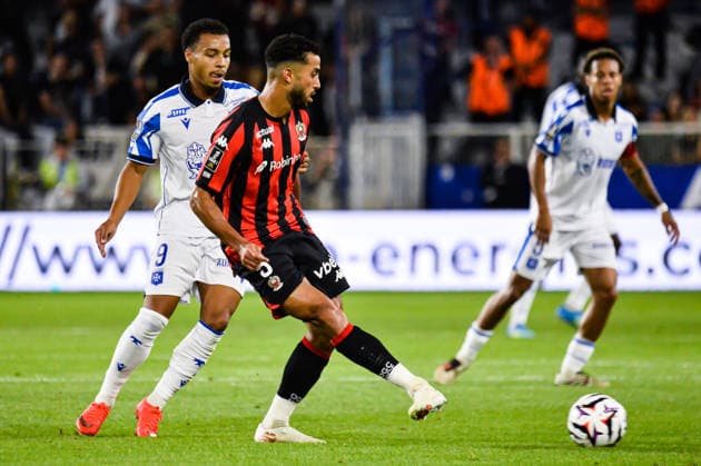 FOOTBALL : AJ Auxerre vs OGC Nice - Ligue 1 - JournÃ e 4 - 12 09 2026 Mohamed Abdelmonem (OGC Nice) AuxerreFrance  Copyright: xBaptistexAutissierx