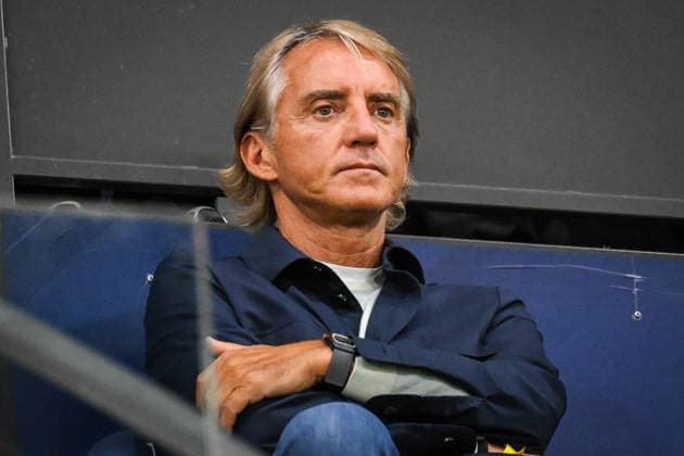 September 12, 2026, Paris, France, France: Roberto MANCINI during the Ligue 1 match between Paris FC and Olympique Lyonnais (OL) at Jean-Bouin Stadium on September 12, 2026 in Paris, France. Paris France - ZUMAm308 20260912_zsp_m308_001 Copyright: xMatthieuxMirvillex