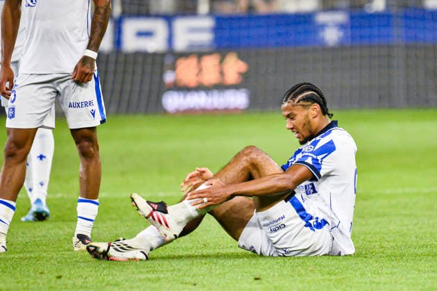 FOOTBALL : AJ Auxerre vs OGC Nice - Ligue 1 - JournÃ e 4 - 12 09 2026 Clement Akpa (AJ Auxerre) AuxerreFrance  Copyright: xBaptistexAutissierx