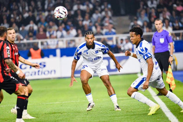 FOOTBALL : AJ Auxerre vs OGC Nice - Ligue 1 - JournÃ e 4 - 12 09 2026 Clement Akpa (AJ Auxerre) AuxerreFrance  Copyright: xBaptistexAutissierx