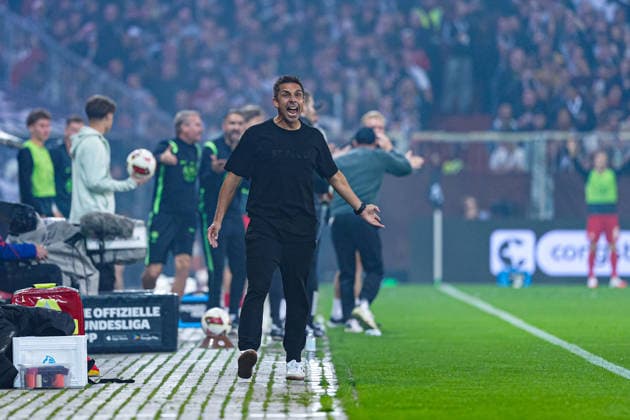 Marcel Rapp (FC St. Pauli, Trainer) GER, FC St. Pauli vs. VfL Wolfsburg, Fussball, 2. Bundesliga, Spieltag 05, Saison 2026 2027, 12.09.2026 DFL REGULATIONS PROHIBIT ANY USE OF PHOTOGRAPHS AS IMAGE SEQUENCES AND OR QUASI-VIDEO GER, FC St. Pauli vs. VfL Wolfsburg, Fussball, 2. Bundesliga, Spieltag 05, Saison 2026 2027, 12.09.2026 Hamburg *** Marcel Rapp, FC St. Pauli, Coach (GER), FC St. Pauli vs. VfL Wolfsburg, Soccer, 2. Bundesliga, Matchday 5, 2026–2027 Season, September 12, 2026 DFL regulations prohibit any use of photographs as image sequences and or quasi-video (GER), FC St. Pauli vs. VfL Wolfsburg, Soccer, 2. Bundesliga, Matchday 05, 2026–2027 Season, September 12, 2026, Hamburg Copyright: xEibner-Pressefoto MarcelxvonxFehrnx EP_MFN