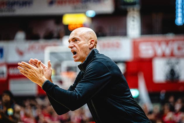 September 12, 2026, xhfmx, BBL Basketball Cup, Giessen 46ers vs. Chemnitz 99ers, Rodrigo Pastore, Coach of the Chemnitz 99ers, Giessen
