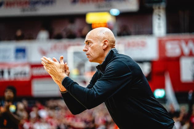 September 12, 2026, xhfmx, BBL Basketball Cup, Giessen 46ers vs. Chemnitz 99ers, Rodrigo Pastore, Coach of the Chemnitz 99ers, Giessen