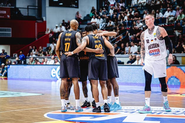 September 12, 2026, xhfmx, BBL Basketball Cup, Giessen 46ers vs. Chemnitz 99ers, Giessen Team Circle