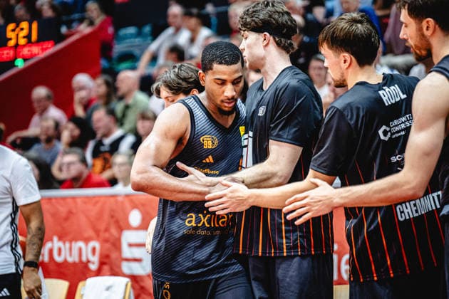 September 12, 2026, xhfmx, BBL Basketball Cup, Giessen 46ers vs. Chemnitz 99ers, Nighael Ceaser (Chemnitz 99ers), 22 Giessen