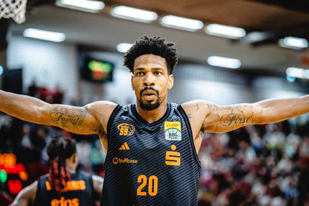 September 12, 2026, xhfmx, BBL Basketball Cup, Giessen 46ers vs. Chemnitz 99ers (Urald King, Chemnitz 99ers), 20 Giessen