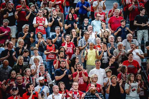 September 12, 2026, xhfmx, BBL Basketball Cup, Giessen 46ers vs. Chemnitz 99ers, Giessen crowd, Giessen