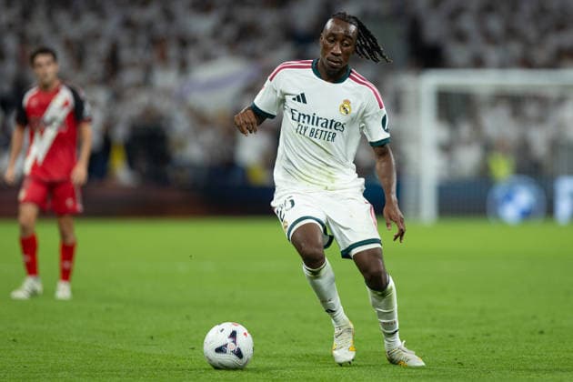 September 12, 2026, Madrid, Madrid, Spain: Yan Diomande of Real Madrid CF during La Liga football match between Real Madrid CF and Rayo Vallecano at Santiago Bernabeu Stadium in Madrid, Spain, September 12, 2026 Soccer 2026: Real Madrid CF Vs Rayo Vallecano  - ZUMAa206 20260912_zsp_a206_016 Copyright: xRubenxAlbarranx