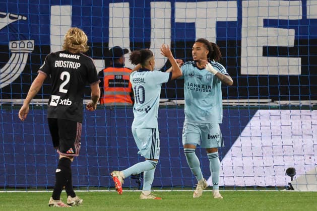 FOOTBALL : Paris FC Vs Olympique Lyonnais - Ligue 1 - 12 09 2026 Luca Koleosho (Paris FC) - Ilan Kebbal (Paris FC) ParisFrance  Copyright: xMichaelxBaucherx