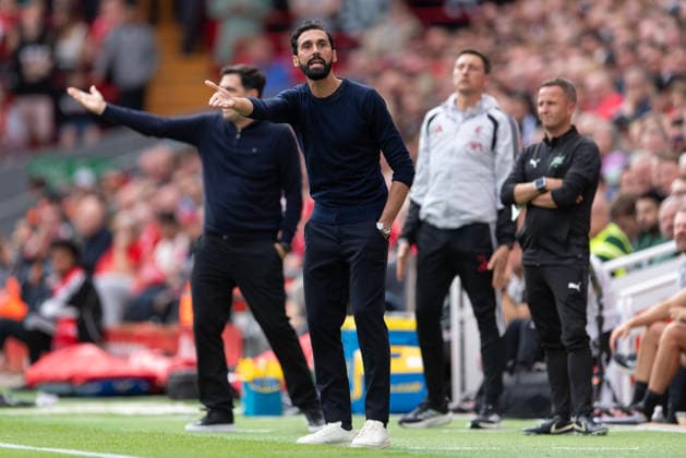Liverpool v Fulham - Premier League 2026 27 LIVERPOOL, ENGLAND - SEPTEMBER 12: Alvaro Arbeloa, Manager of Fulham during the Premier League 2026 27 match between Liverpool FC and Fulham at Anfield on September 12, 2026 in Liverpool, England. ***Local Caption*** Alvaro Arbeloa Liverpool Anfield England United Kingdom Copyright: xVisionhausx 776515686