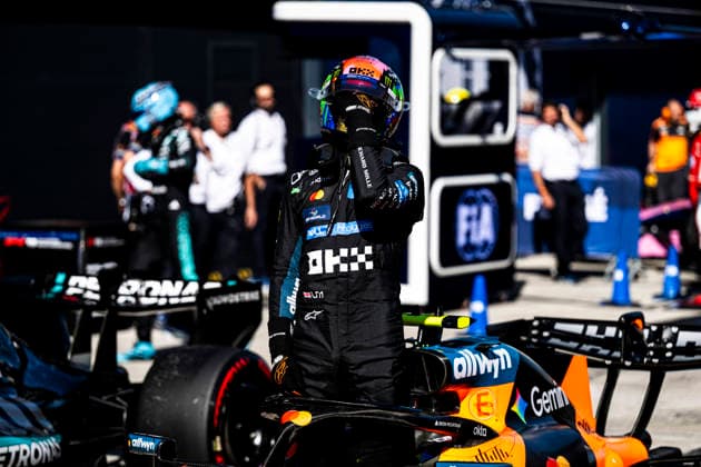 F1 - SPANISH GRAND PRIX 2026 NORRIS Lando (gbr), McLaren F1 Team MCL40, portrait during the 2026 Formula 1 Spanish Grand Prix, 14th round of the 2026 Formula One World Championship, WM, Weltmeisterschaft from September 11 to 13, 2026 on the Madring, in Madrid, Spain - MadridSpain  Copyright: xCharlyxLopezx
