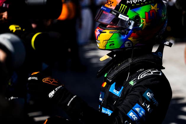 F1 - SPANISH GRAND PRIX 2026 NORRIS Lando (gbr), McLaren F1 Team MCL40, portrait during the 2026 Formula 1 Spanish Grand Prix, 14th round of the 2026 Formula One World Championship, WM, Weltmeisterschaft from September 11 to 13, 2026 on the Madring, in Madrid, Spain - MadridSpain  Copyright: xCharlyxLopezx