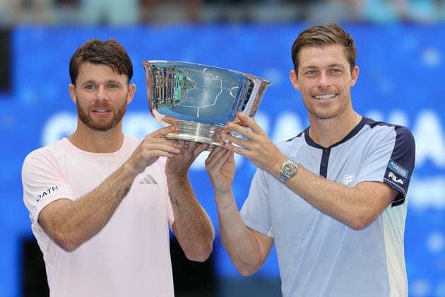 Tennis - Us open 2026 - ITF - New York - 12 09 2026 Tennis - Us open 2026 - ITF - New York - Final Double messieurs Skupski Hariison battent Puetz Krawietz - Allemagne et remportent le titre New York  Copyright: xCCx