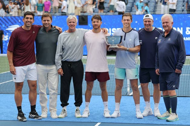 Tennis - Us open 2026 - ITF - New York - 12 09 2026 Tennis - Us open 2026 - ITF - New York - Final Double messieurs Skupski Hariison battent Puetz Krawietz - Allemagne et remportent le titre New York  Copyright: xCCx