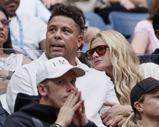 US Open Feature: Soccer Legend Ronaldo in Aryna Sabalenka s Player Box at the 2026 US Open Grand Slam, Billie Jean King Tennis Center, New York, New York, USA, September 12, 2026 Copyright: xJuergenxHasenkopfx