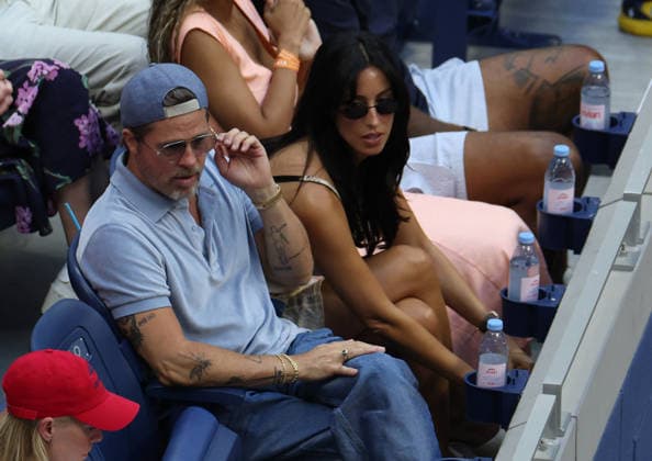 September 12, 2026, New York City, New York, USA: BRAD PITT and his girlfriend INES DE RAMON of USA during the womenÃ¢â‚¬â ¢s final of US Open E. Rybakina of Kazakhstan - A. Sabalenka. New York, USA. New York City USA - ZUMAc278 20260912_zsp_c278_012 Copyright: xMarcinxCholewinskix