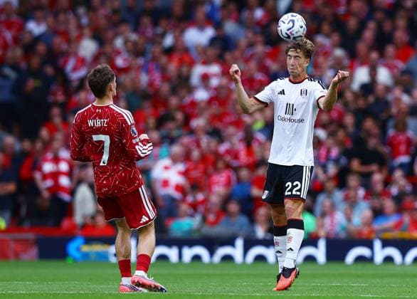 David Affengruber of Fulham Liverpool v Fulham, Premier League, Football, Football, Anfield, Liverpool, UK - 12 Sep 2026Liverpool Anfield United Kingdom EDITORIAL USE ONLY No use with unauthorised audio, video, data, fixture lists, club league logos or live services. Online in-match use limited to 120 images, no video emulation. No use in betting, games or single club league player publications.  Copyright: xMattxWest Shutterstockx 17144551fd