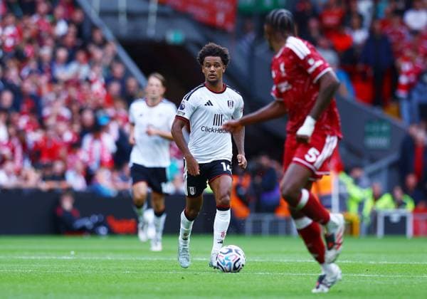 Oscar Bobb of Fulham Liverpool v Fulham, Premier League, Football, Football, Anfield, Liverpool, UK - 12 Sep 2026Liverpool Anfield United Kingdom EDITORIAL USE ONLY No use with unauthorised audio, video, data, fixture lists, club league logos or live services. Online in-match use limited to 120 images, no video emulation. No use in betting, games or single club league player publications.  Copyright: xMattxWest Shutterstockx 17144551et