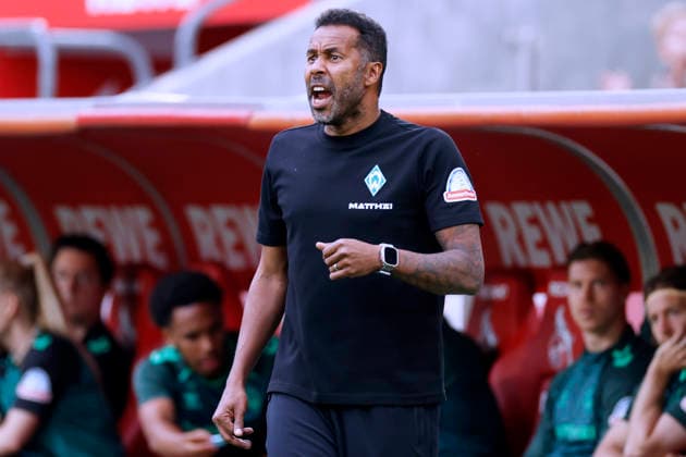 THIOUNE Daniel Trainer Team Werder Bremen DFL Fussball Bundesliga Saison 2026 - 2027 Spiel 1.FC Koeln - Werder Bremen 1 : 1 am 12. 09 .2026 in Koeln DFL REGULATIONS PROHIBIT ANY USE OF PHOTOGRAPHS as IMAGE SEQUENCES and or QUASI-VIDEO *** THIOUNE Daniel, Coach, Werder Bremen, DFL Soccer Bundesliga, 2026–2027 Season, Match 1: FC Cologne vs. Werder Bremen, 1–1, on September 12, 2026, in Cologne. DFL regulations prohibit any use of photographs as IMAGE SEQUENCES and or QUASI-VIDEO Copyright: xLacixPerenyix