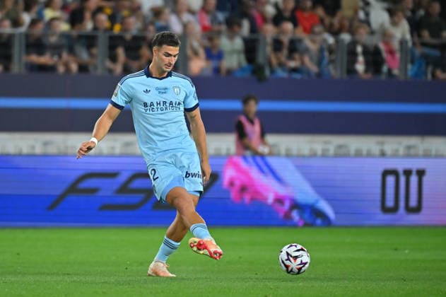 Ligue 1 McDonald s 2026 27, Paris FC vs Olympique Lyonnais, Football Diego Coppola of Paris FC during the Ligue 1 McDonald s 2026 27 match between Paris FC and Olympique Lyonnais at Stade Jean Bouin on September 12, 2026 in Paris, France. Paris Stade Jean Bouin France