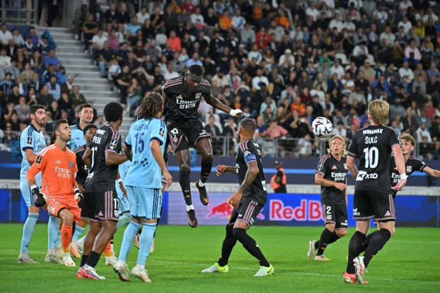 Ligue 1 McDonald s 2026 27, Paris FC vs Olympique Lyonnais, Football Moussa Niakhate of Lyon during the Ligue 1 McDonald s 2026 27 match between Paris FC and Olympique Lyonnais at Stade Jean Bouin on September 12, 2026 in Paris, France. Paris Stade Jean Bouin France