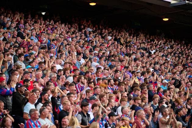 Crystal Palace Fans Crystal Palace v Ipswich Town, Premier League, Football, Selhurst Park, London, UK - 12 Sep 2026London Selhurst Park United Kingdom EDITORIAL USE ONLY No use with unauthorised audio, video, data, fixture lists, club league logos or live services. Online in-match use limited to 120 images, no video emulation. No use in betting, games or single club league player publications.  Copyright: xRichardxHammersley Shutterstockx 17147741fi