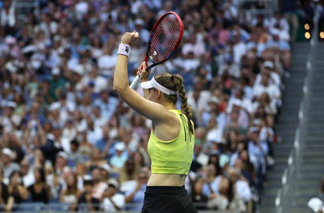 US Open tennis tournament - Day 14 Elena Rybakina of Kazakhstan celebrates after winning against Aryna Sabalenka of Belarus in the Women’s Singles Finals of the US Open Tennis Championships in Flushing Meadows, New York, USA, 12 September 2026. FLUSHING MEADOWS NEW YORK United States  Copyright: xSARAHxYENESELx