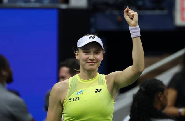 US Open tennis tournament - Day 14 Elena Rybakina of Kazakhstan celebrates after winning against Aryna Sabalenka of Belarus in the Women™s Singles Finals of the US Open Tennis Championships in Flushing Meadows, New York, USA, 12 September 2026. FLUSHING MEADOWS NEW YORK United States  Copyright: xSARAHxYENESELx