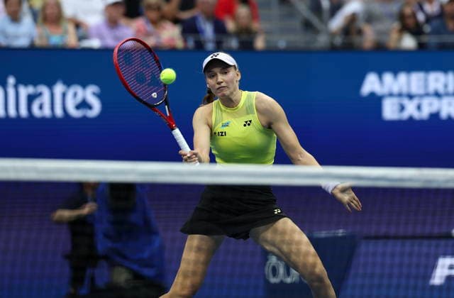 US Open tennis tournament - Day 14 Elena Rybakina of Kazakhstan celebrates after winning against Aryna Sabalenka of Belarus in the Women’s Singles Finals of the US Open Tennis Championships in Flushing Meadows, New York, USA, 12 September 2026. FLUSHING MEADOWS NEW YORK United States  Copyright: xSARAHxYENESELx
